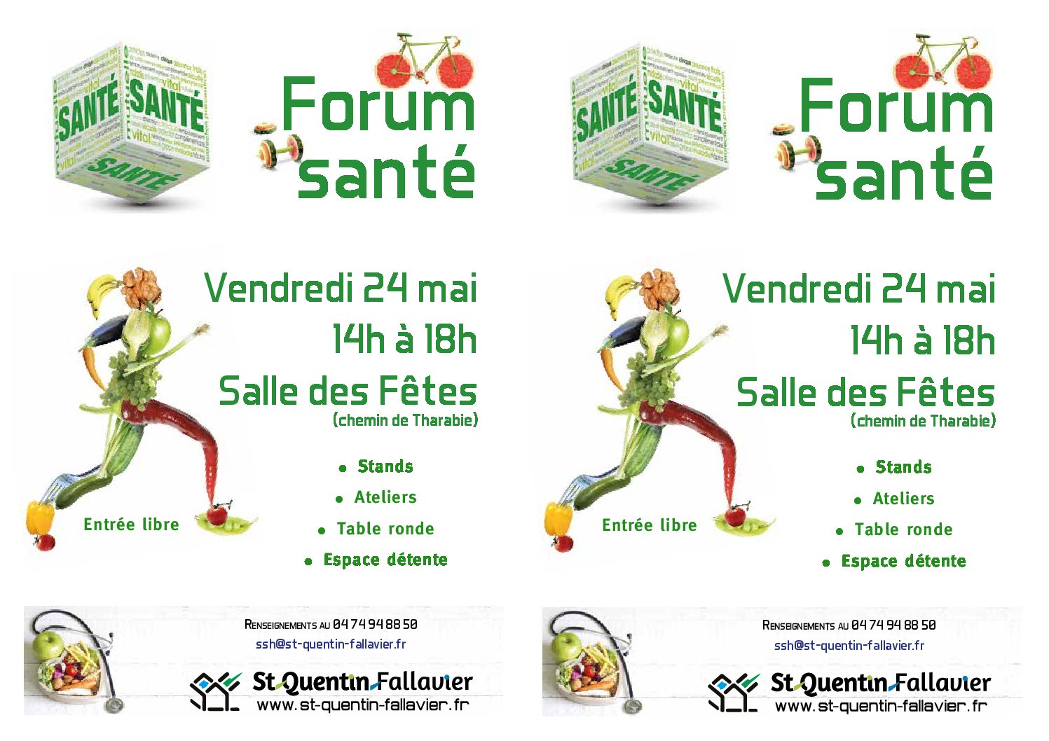 Forum santé St Quentin Fallavier