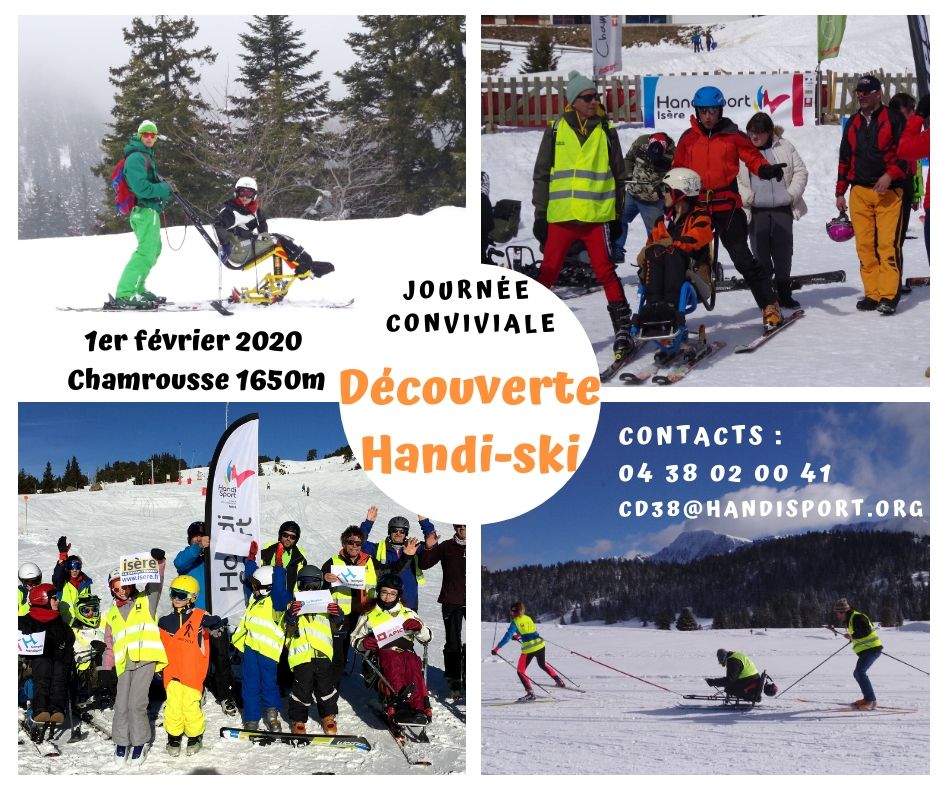 Journée HANDI-SKI –  Chamrousse 1650 – 1er février 2020