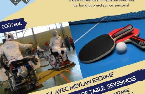 STAGE JEUNES ESCRIME / TENNIS DE TABLE – 2022