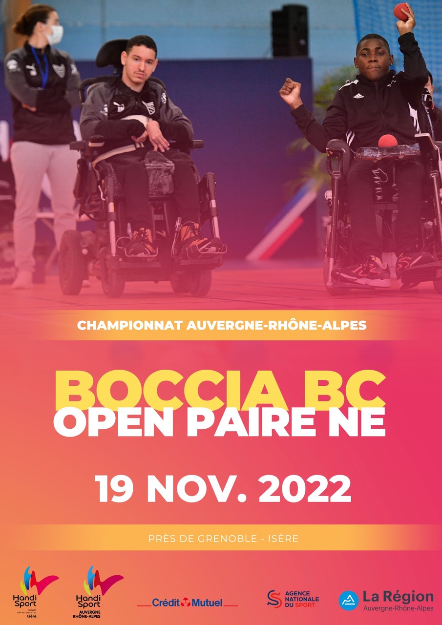 Championnat Régional Auvergne Rhône-Alpes de Boccia BC et Open paire NE