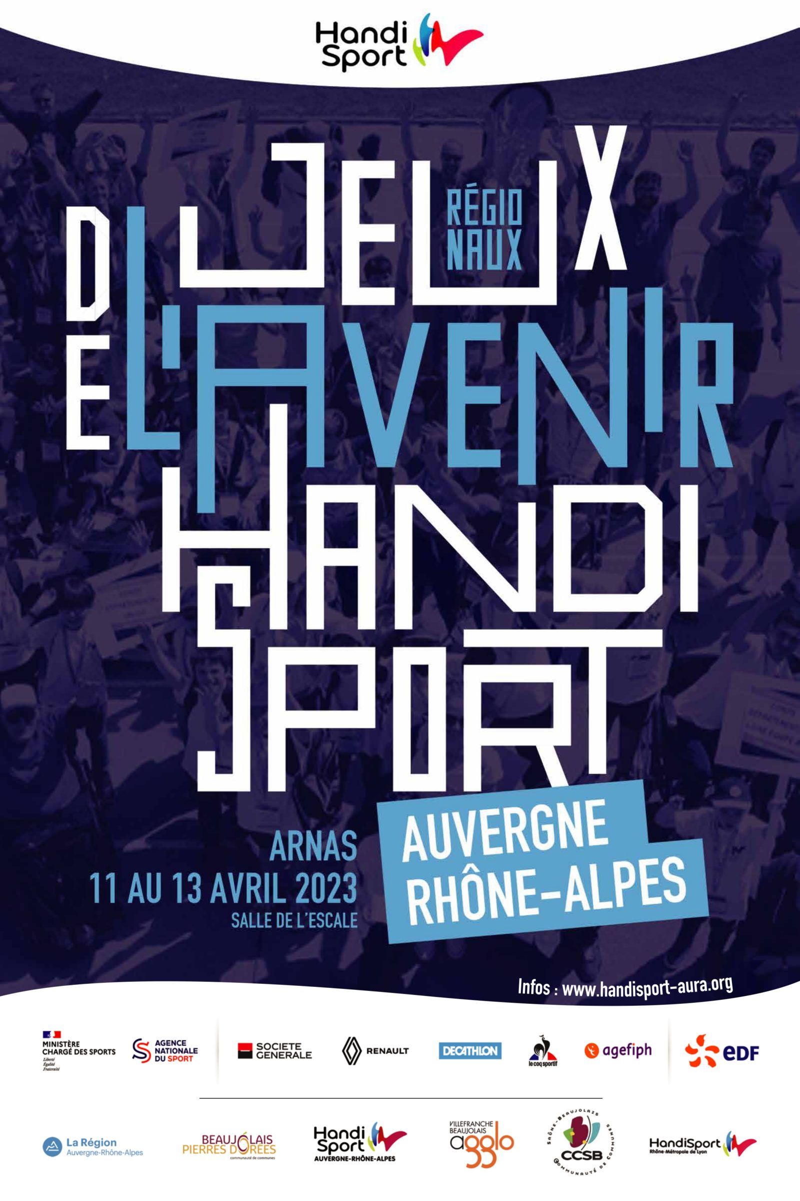Jeux de l’avenir Handisport Auvergne-Rhône-Alpes 2023