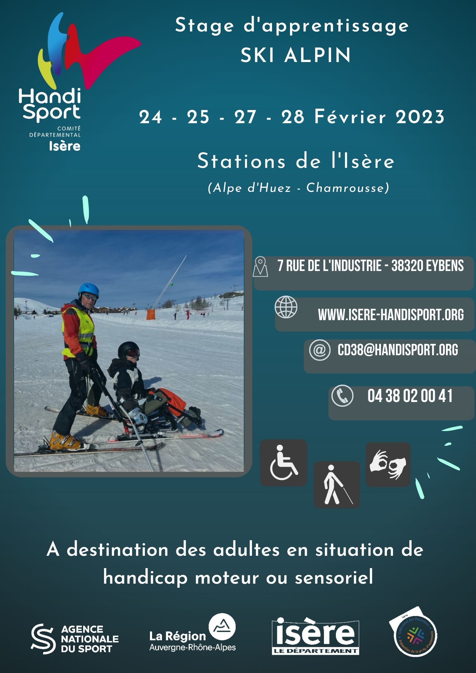 Stage Ski Alpin – Adultes – 2023