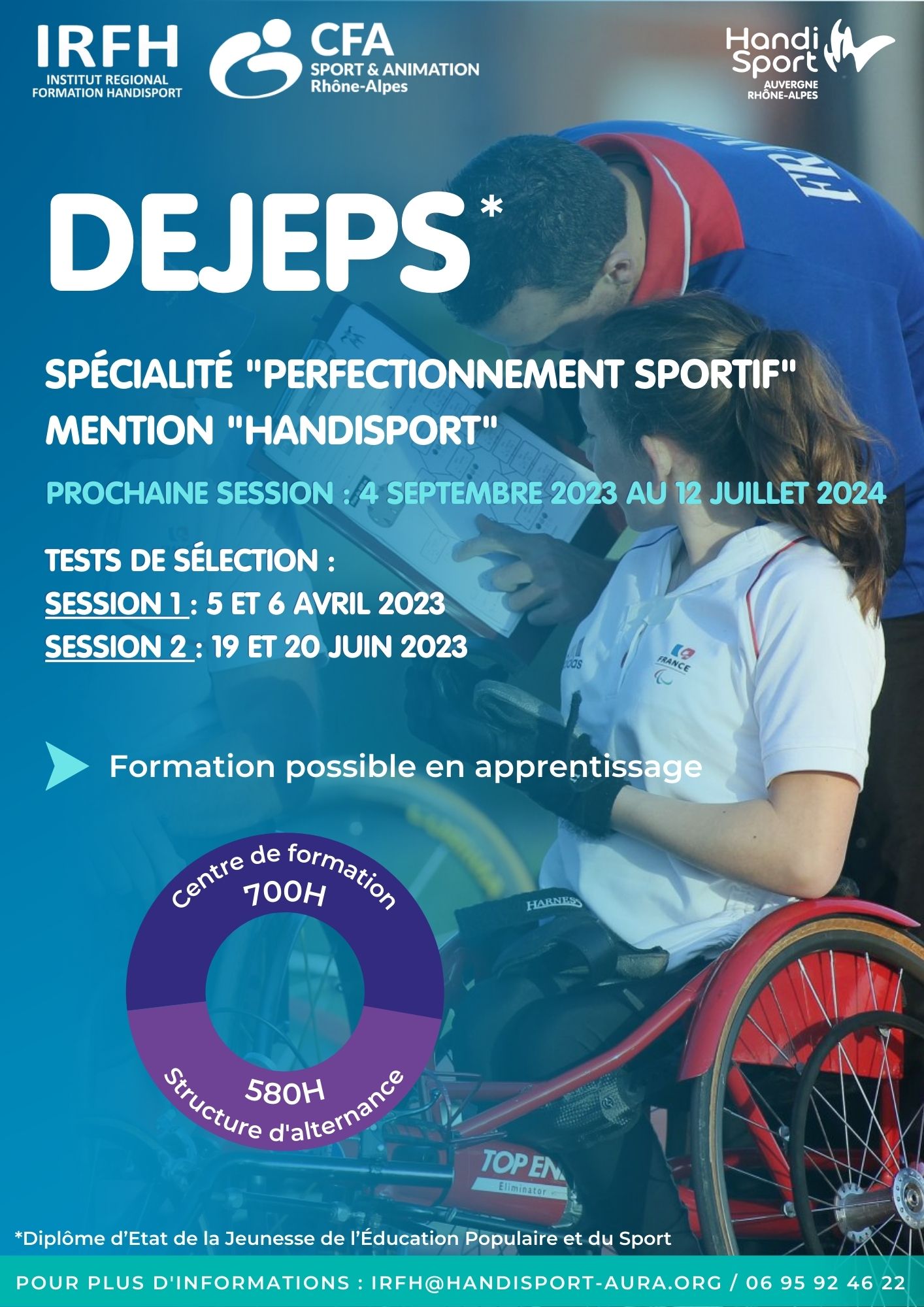 DEJEPS HANDISPORT SESSION 2023/2024