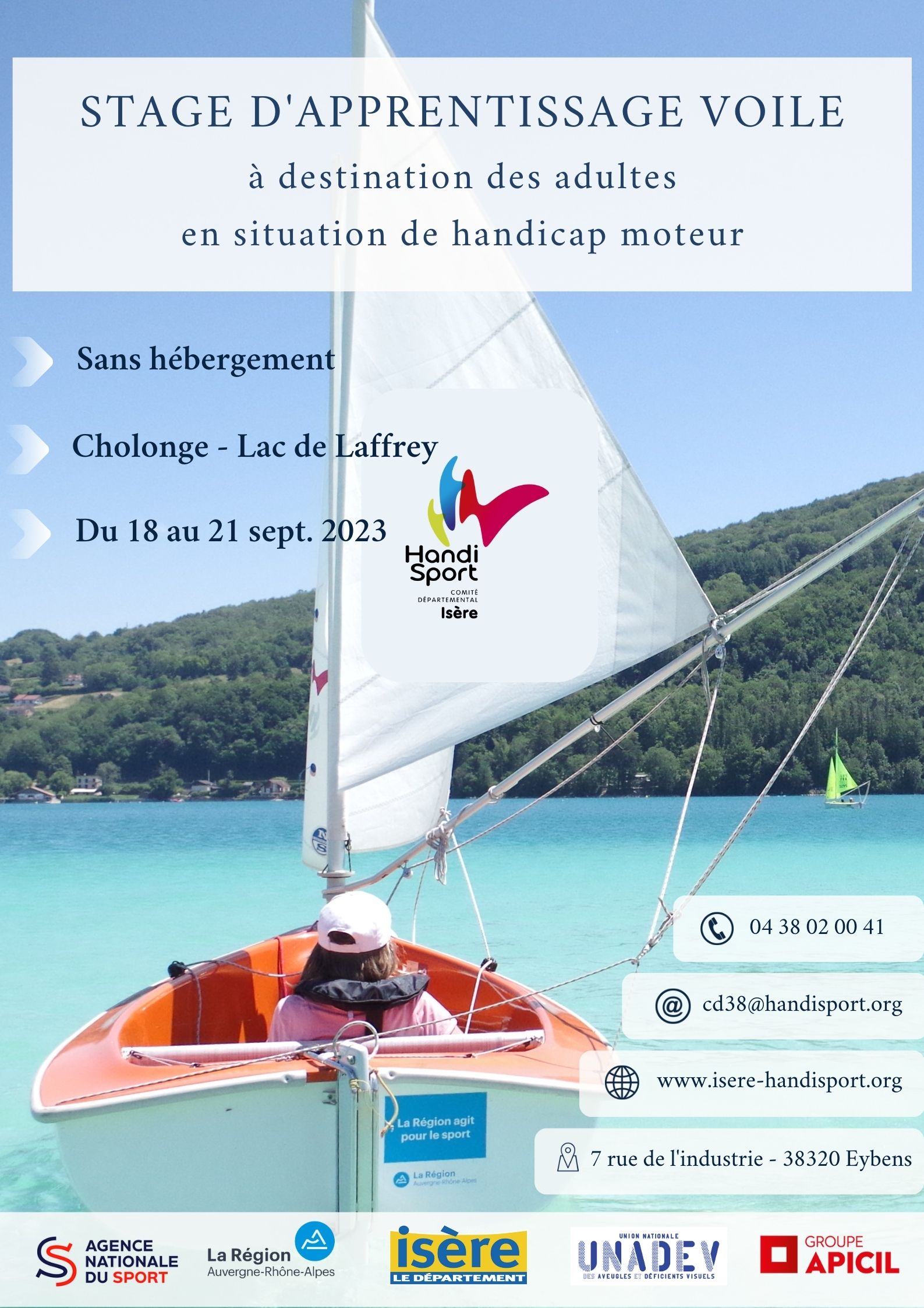 Stage d’initiation voile – Cholonge – 09/2023