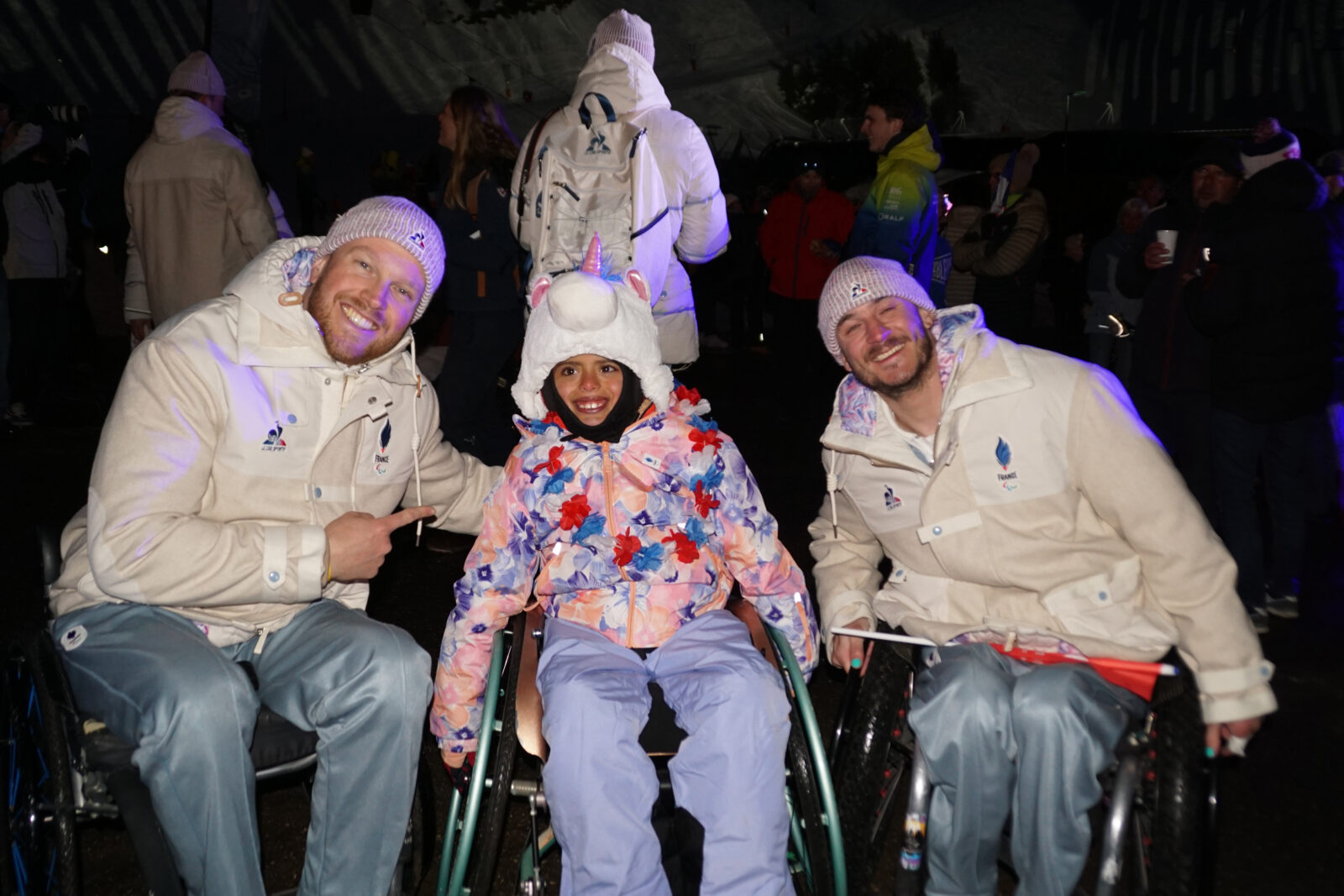 Photo de groupe du stage ski handisport 2026